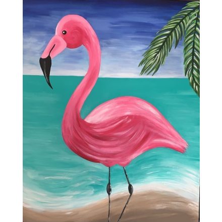 Élményfestés gyermekeknek-Flamingó