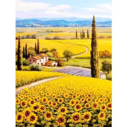 Élményfestés-Mediterrán táj